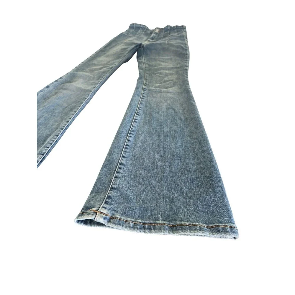 Free People We The Free BluebHigh Waisted Flare Bootcut Denim Jeans Size 28